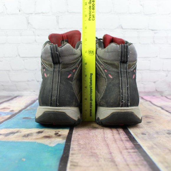 LL Bean Trail Model 4 Tek 2.5 Gray Suede Mesh Hiking Boots 9.5 M - Picture 8 of 11